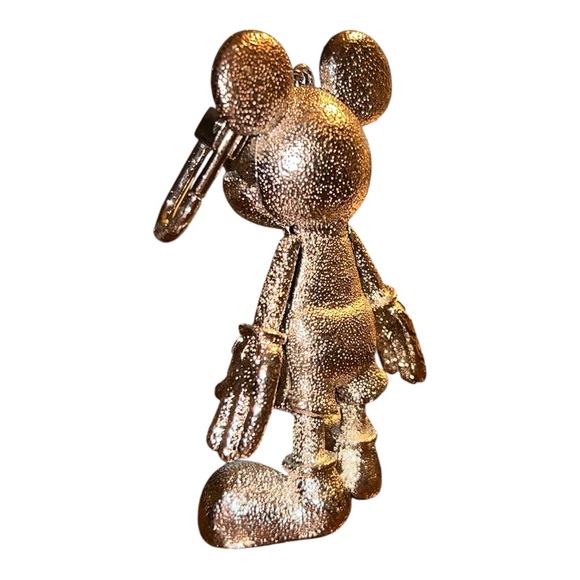 New Silvertone Disney Baublebar Mickey Mouse Bag Charm - Picture 2 of 5